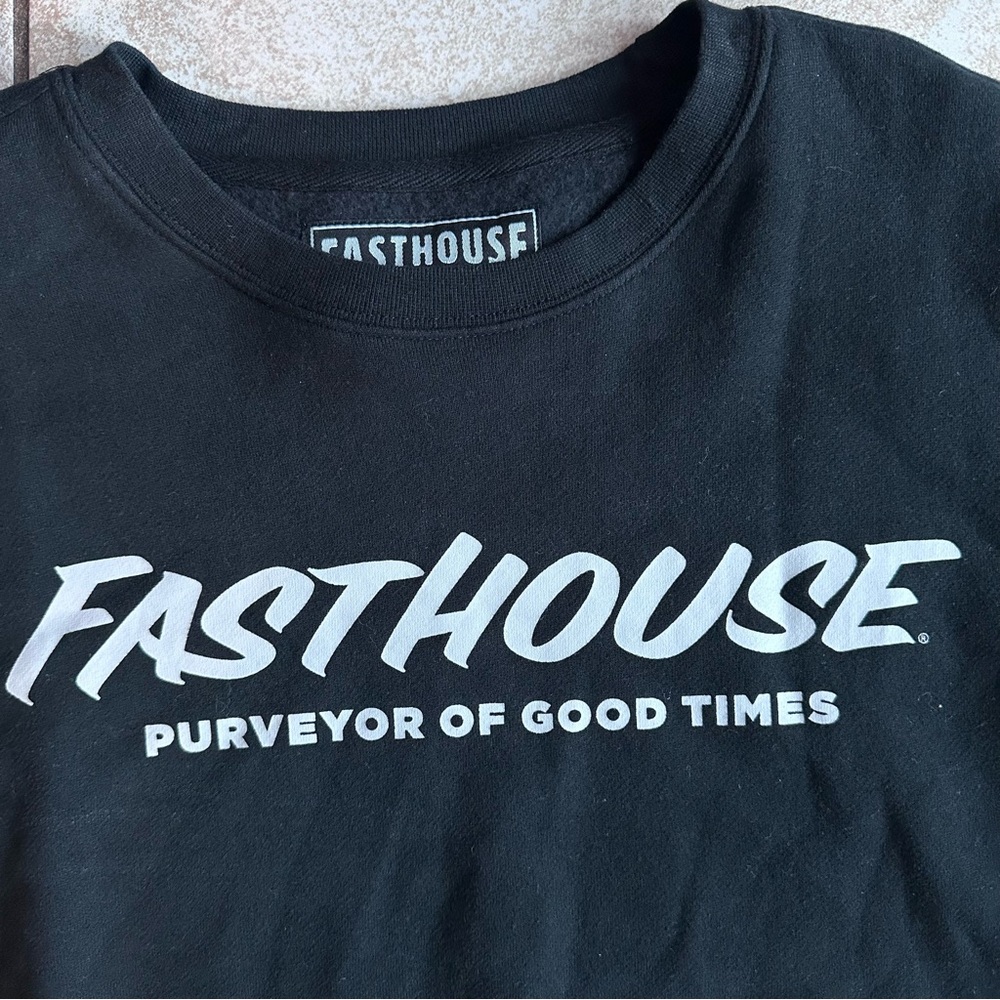 Fasthouse Black Graphic crewneck sweatshirt